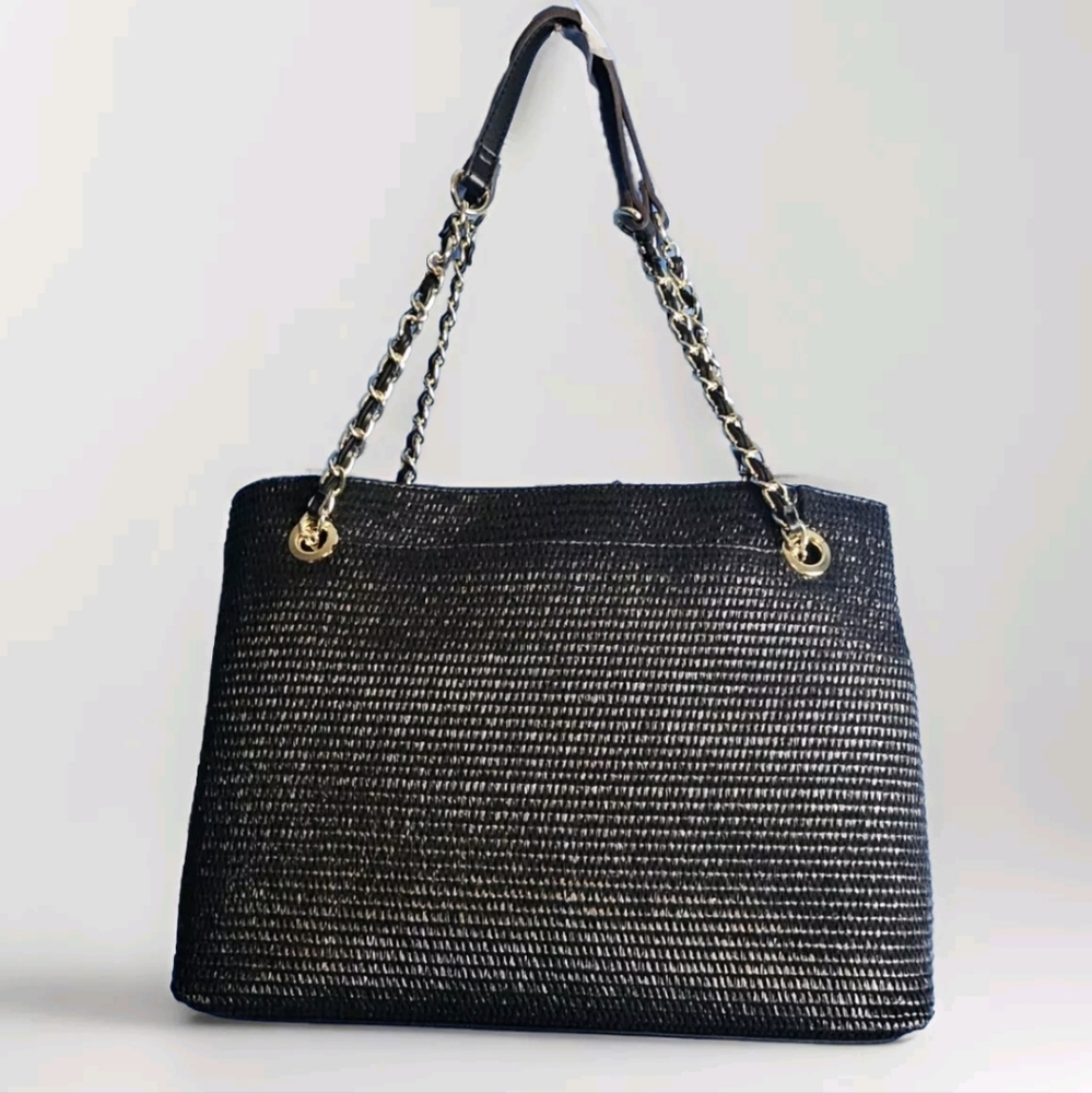 Liz Claiborne Black City Tote Shoulder Bag NWT - Picture 2 of 9